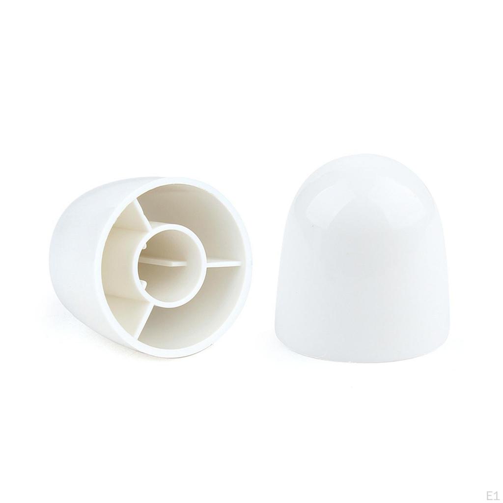 8 Pieces Toilet Bolt Caps Bathroom Accessories Lightweight Easy To Install Practical Screw