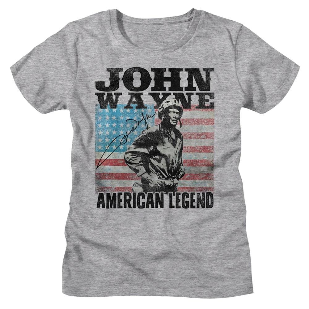 John Wayne The Duke Signature American Legend USA Flag Women s T Shirt 3XL