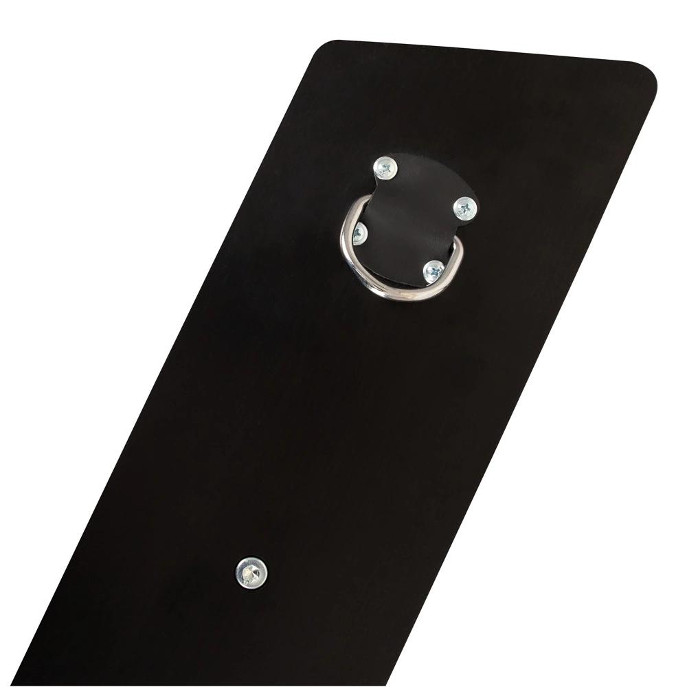 ZADO - Black St. Andrew's Cross for Bondage Play Wall