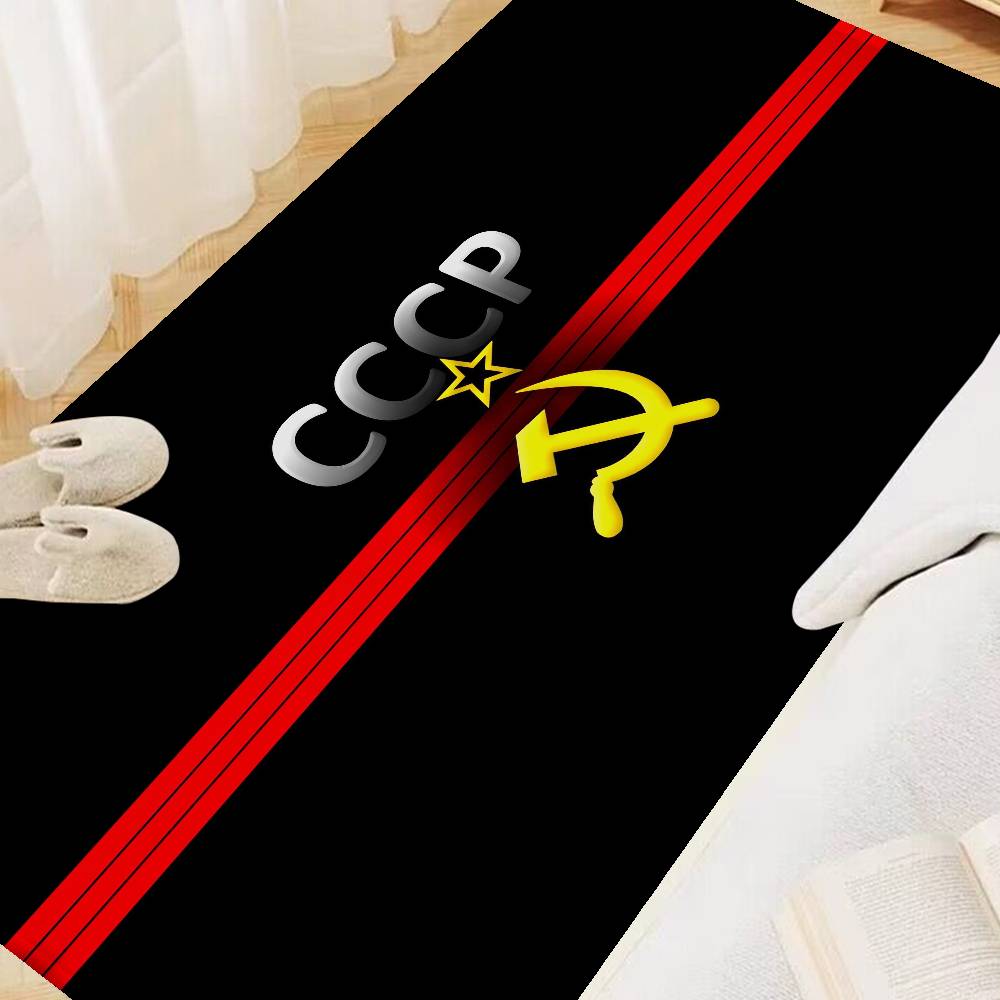 CCCP USSR Soviet  Entrance Door Mat Nordic Style Home Doormat Bathroom-Toilet Mats Bedroom Hotel Decor Mat