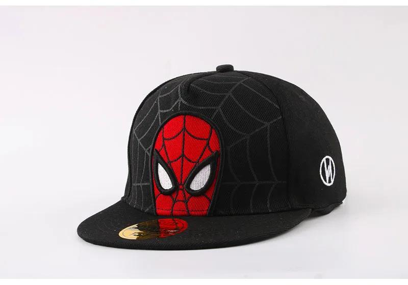 Boys Girls Spiderman Adjustable Snapback Hat Superhero Anime Cartoon Baseball Cap Spider Web Headwear Halloween Christmas Gifts