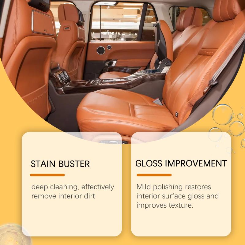 Car Interior Multi Purpose Foam Cleaner for Deep Decontamination Waterproof Protection and Efficient Maintenance
