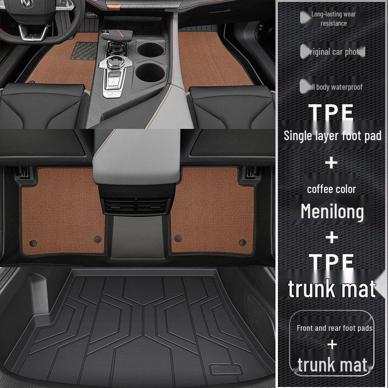 26 New Changan UNIV Floor Mats: TPE Full Surround Carpet for Driver's and Trunk