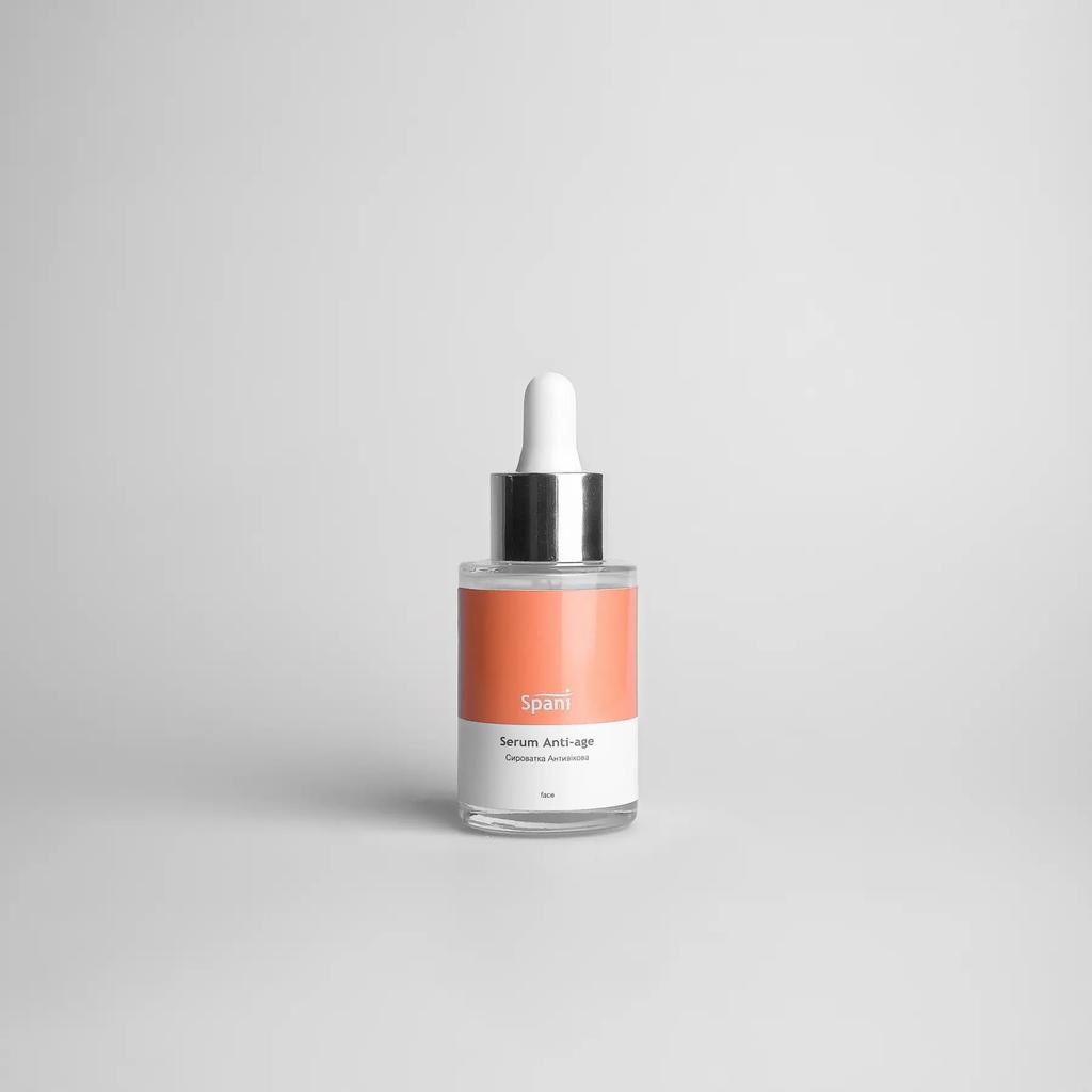 Serum przeciwstarzeniowe z ekstraktem z wodorostów i kwasem hialuronowym Serum Anti-age Spani 30 ml