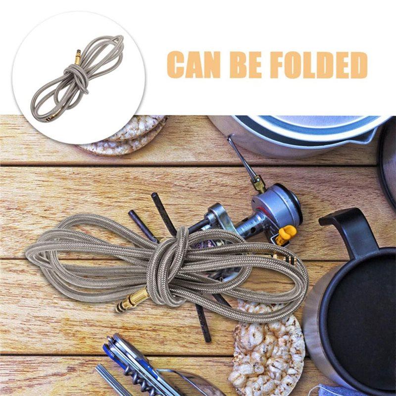 VOFUN-Split Type Repair Pipe 150Cm Camping Gas Adapter Outdoor Stove Extend Tube Furnace Converter Connector Tank Adaptor
