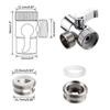 Adattatore Rubinetto M22 M24 ion Cucina Lavello Divisore Valvola Deviazione Rubinetto Acqua o per Bagno Bidet Doccia per Casa