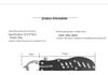 304 Stainless Steel Fish Gripper with Lure Pliers - Finger Trigger Fish Controller and Grabber for Fishing.
