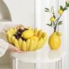 Creative Banana Shaped Storage Tray, Ceramic Fruit Tray, Household Snack Storage Tray, Living Room Desktop Storage Container