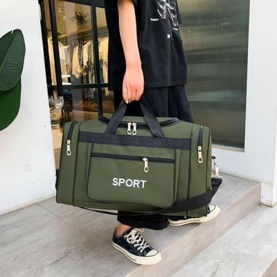 Large Capacity Foldable Travel Bag - Unisex Korean Style for Gym and Travel