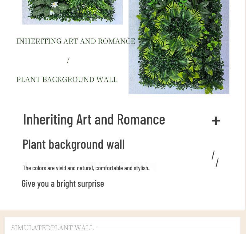 Künstliche Blumenwand für die Dekoration von Einkaufszentren im Freien