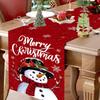 Christmas Table Runner Merry Christmas Decorations for Home 2026 Cristmas Table Flag Cover Navidad Noel Gift New Year Tablecloth