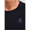 Odlo Men's BL TOP Crew Neck Long Sleeve Merino 200 Shirt, Black, M
