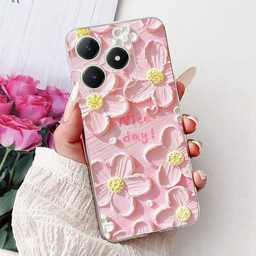 For OPPO Realme C61 C63 Case C 61 RMX3939 New design TPU Soft Silicone Shockproof Coque Funda For RealmeC63 C6 1 Phone Cover
