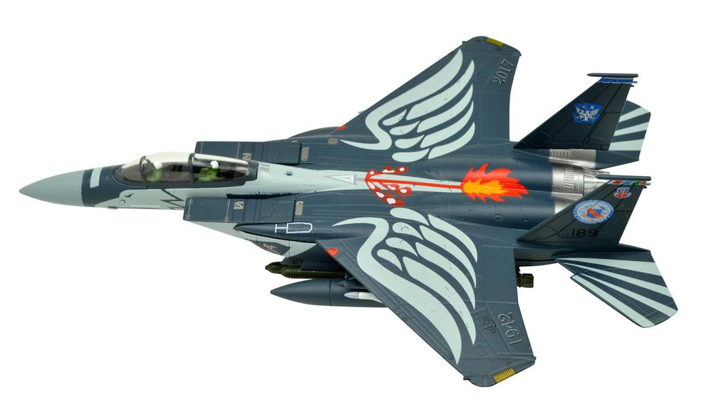 TANG DYNASTY(TM) 1100 F-15E Fighter Attack Aircraft Alloy Completed United States Air Force Airplane Model