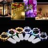 2M/6.6FT 20LEDs Starry Copper Wire String Battery Operated Powered Extra Flexible Bendable Light Strip for Holiday Festival Decorations