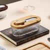 Transparent Glass Butter Dish with Lid & Spreader - Cheese Fresh-Keeping Box for Home Use
