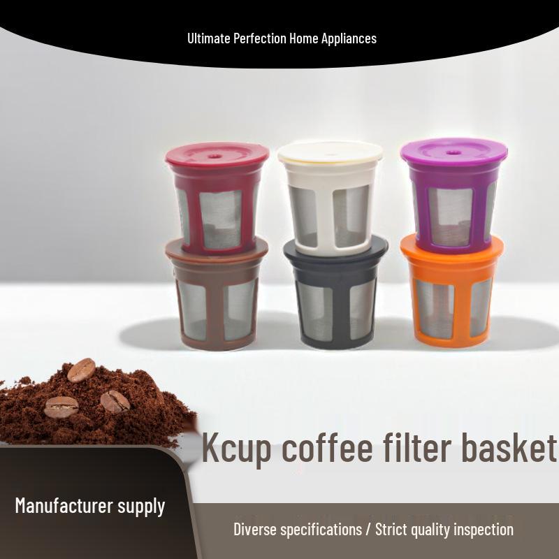 Wiederverwendbarer Edelstahl-K-Cup-Kaffeefilterkorb, Keurig-kompatibel