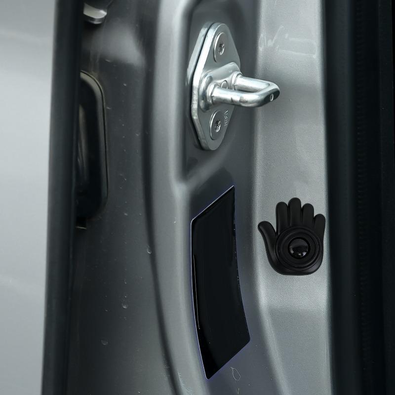 Car Door Anti Collision Protector Anti Scratch Mats Creative Palm Shape Silicone Bumper Pads Thick Adhesive Door Edge Guard