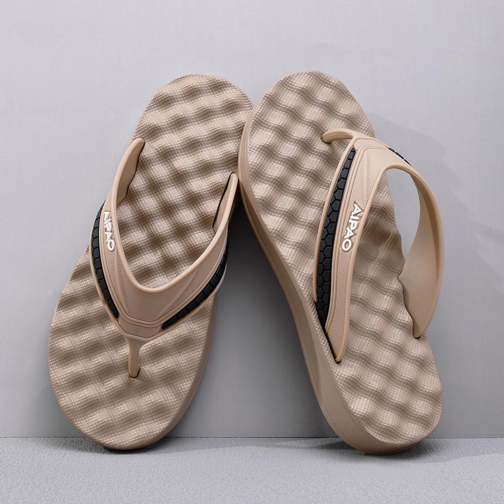 Men's Anti-Slip Massage Flip-Flops for Outdoor Beach Wear