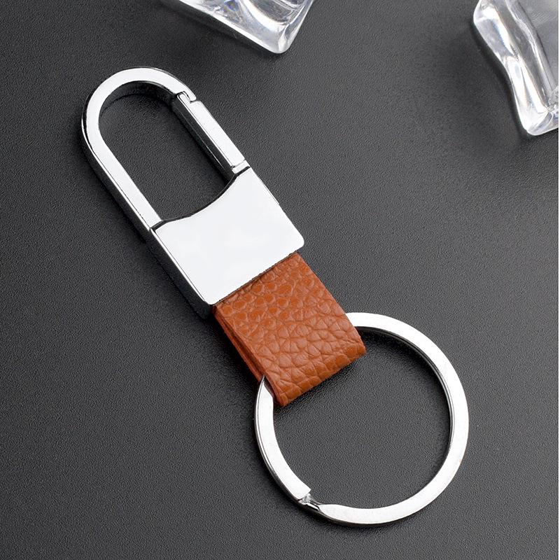 Men's Creative Leather Car Keychain Pendant
