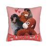 Pillow Case Baby Monkey Punch Cute Monkey Punch Comfy  Pillow Cover For Office Car Home Decor Retro Trendy Pillowcases