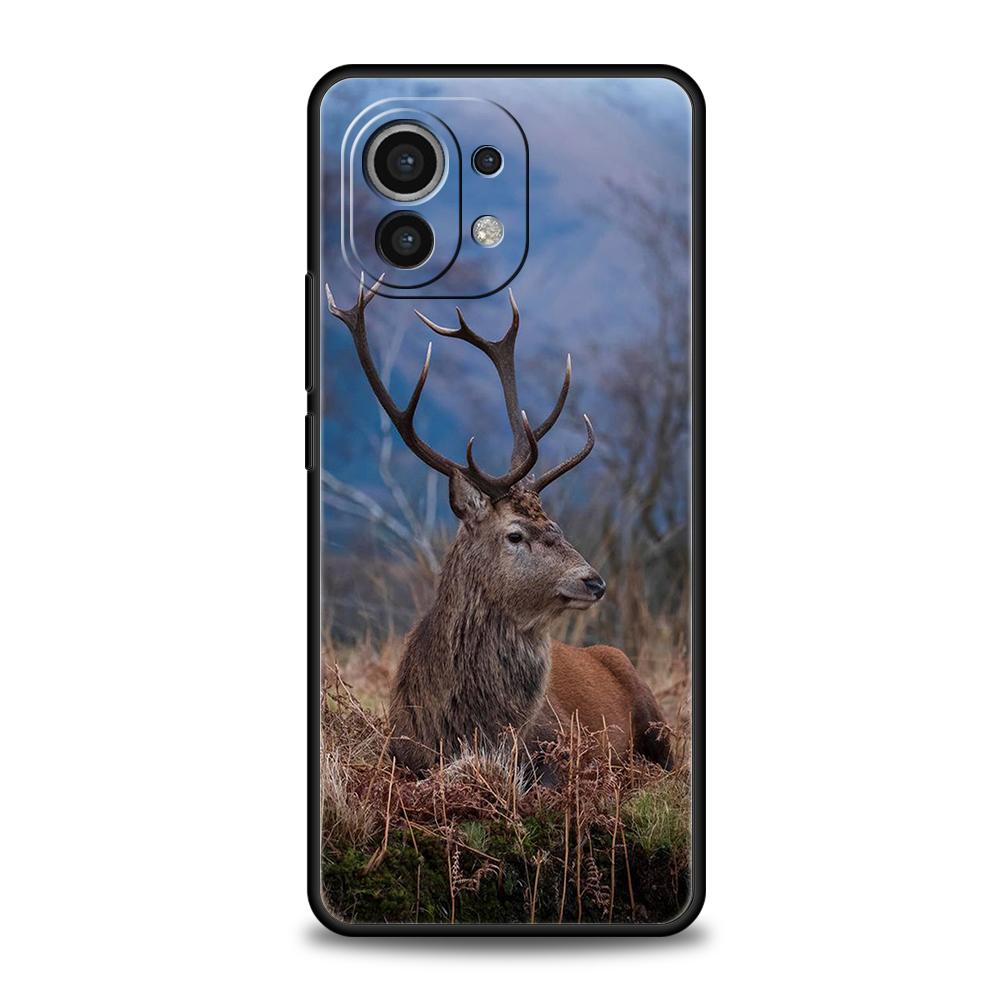 

Deer Hunting Camo Phone Case For Xiaomi Mi X3 X4 NFC F3 M3 M4 GT Note 9T 10T 10 11 Ultra 12 12T 13 Pro Lite 5G Silicone Shell Xiaomi 13 Pro