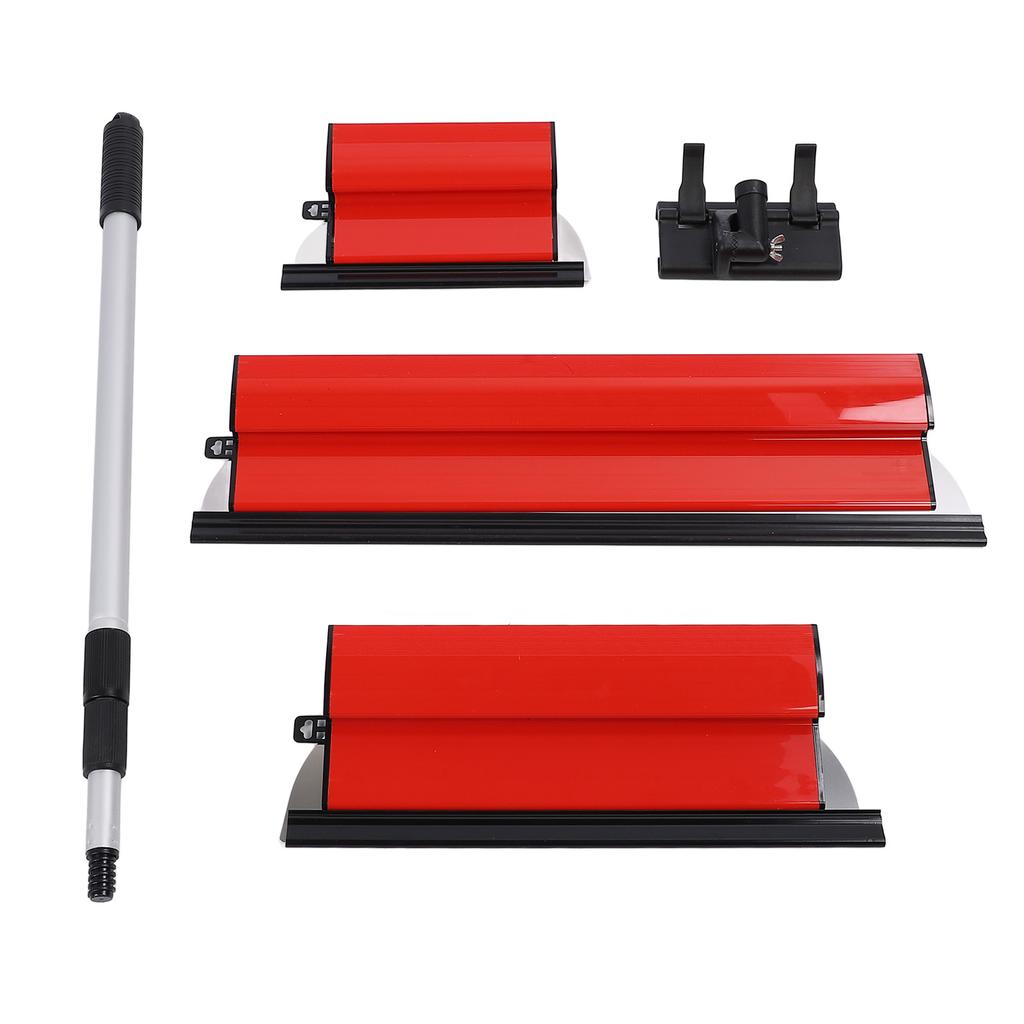 Drywall Skimming Blade Set with Extendable Handle 10 Inch 16 Inch 24 Inch Stainless Steel Skim Coat Blades for Walls Ceilings