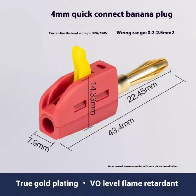 100cm Flexible Silicone Test Cables 4mm Safety Banana Plugs V0 Flame Retardant Suitable For Electrical Testing Equipment