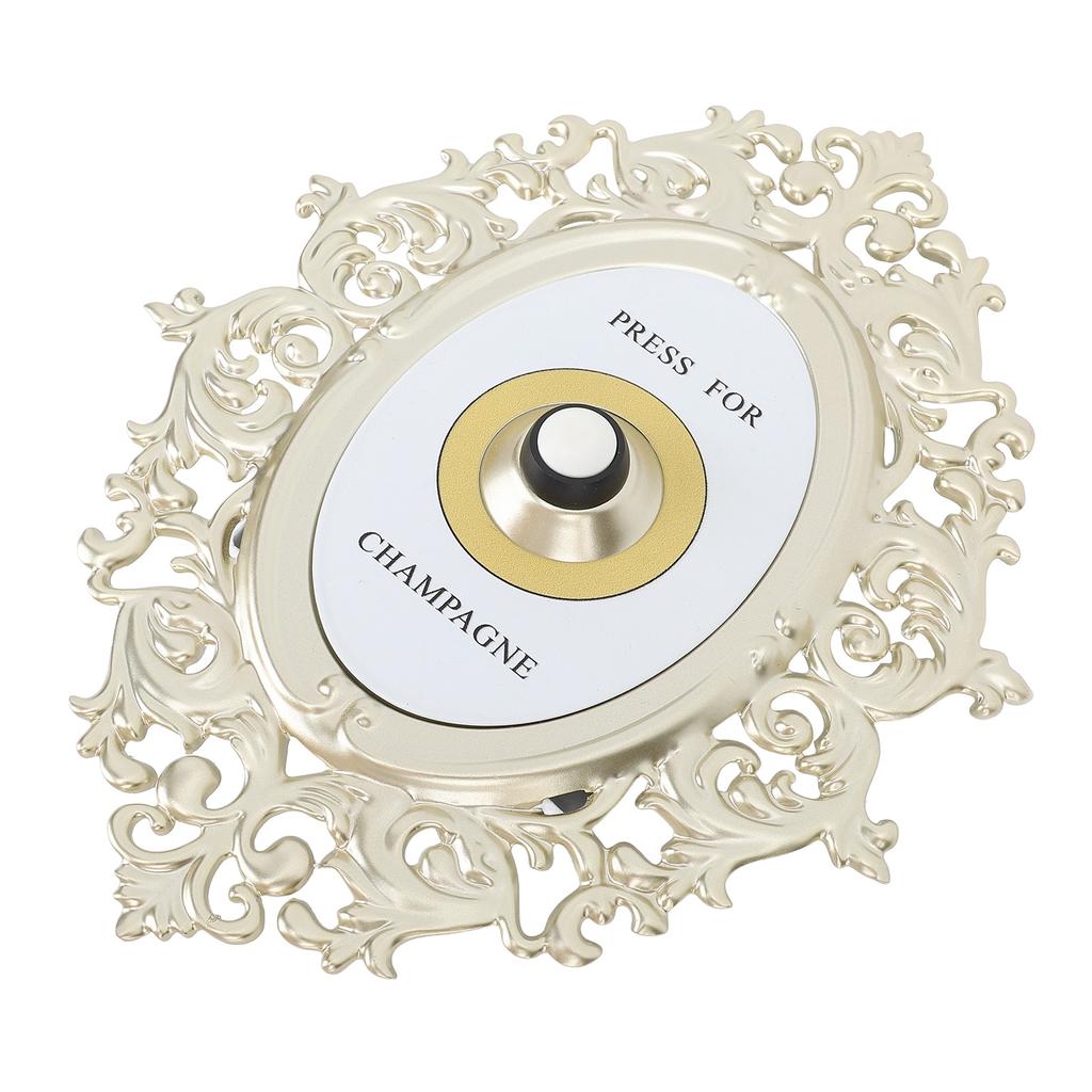 Dekorativer Türklingelknopf Champagner-Thema Europäischer Stil Vintage-Dekor Zierplakette