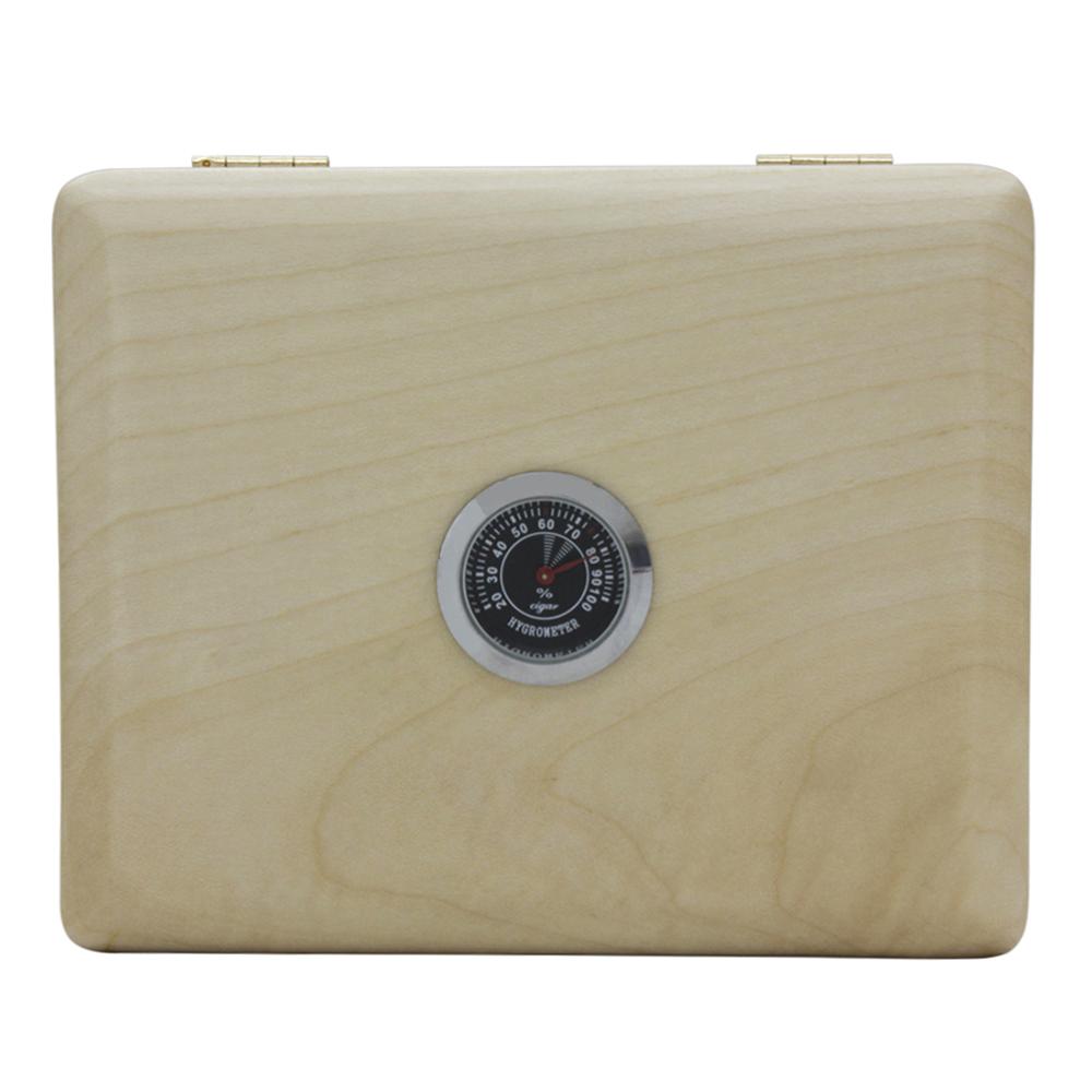 M MBAT Clarinet Reed Protector Premium Solid Wood Portable Saxophone Reed Case Built-in Hygrometer Woodwind Parts & Accessories