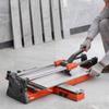 600 mm Manual Tile Cutter, Upgraded Sliding Head Cutting Tool with Spring-Loaded Base, Angle Fence, Tungsten Carbide Cutting Wheel, Alignment Guide,