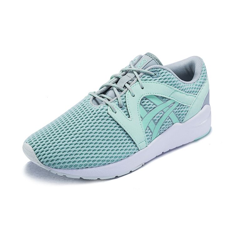 Asics Gel-Lyte Komachi Comfortable Versatile Fabric Synthetic Leather Low-Top Marathon Running Shoes Women Sneaker Mint-Green H7R5N-9687