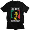 Custom Jamaica Reggae Rock Bob Marley T Shirt Men ShortSleeve Tshirts Casual Tee Tops 100 Cotton Slim Fit Tshirts Gift
