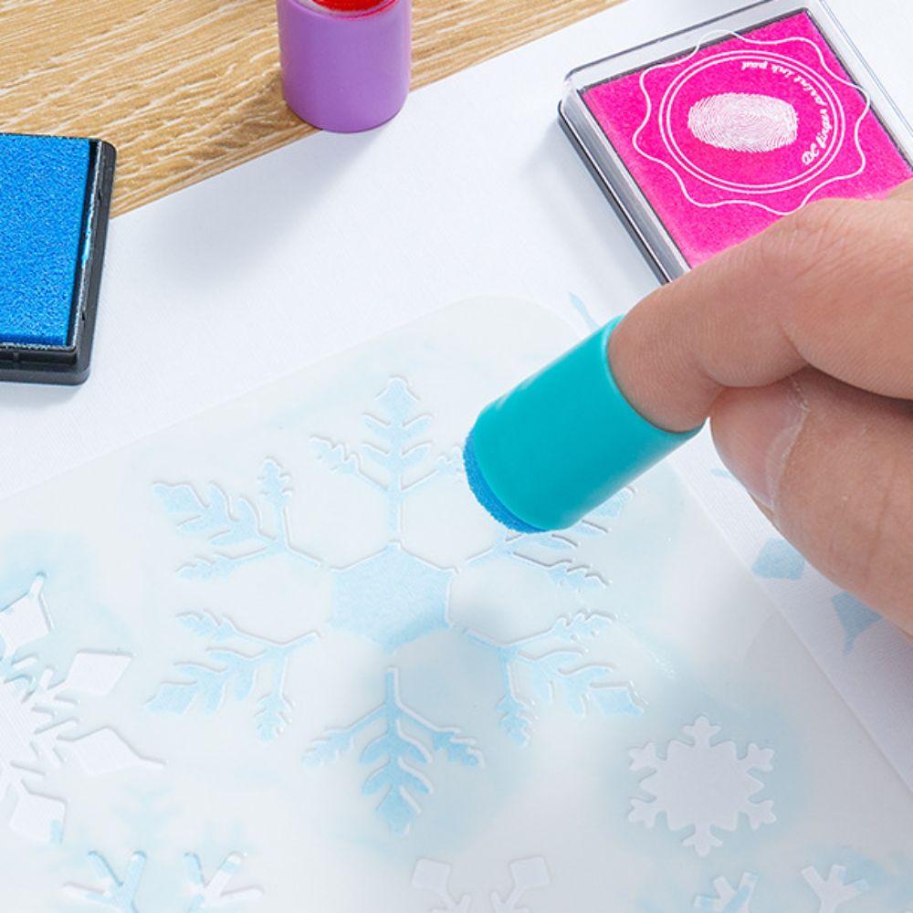 40PCS/set Multicolour Finger Daubers Small Size Children's Painting Tool Coloring Activities