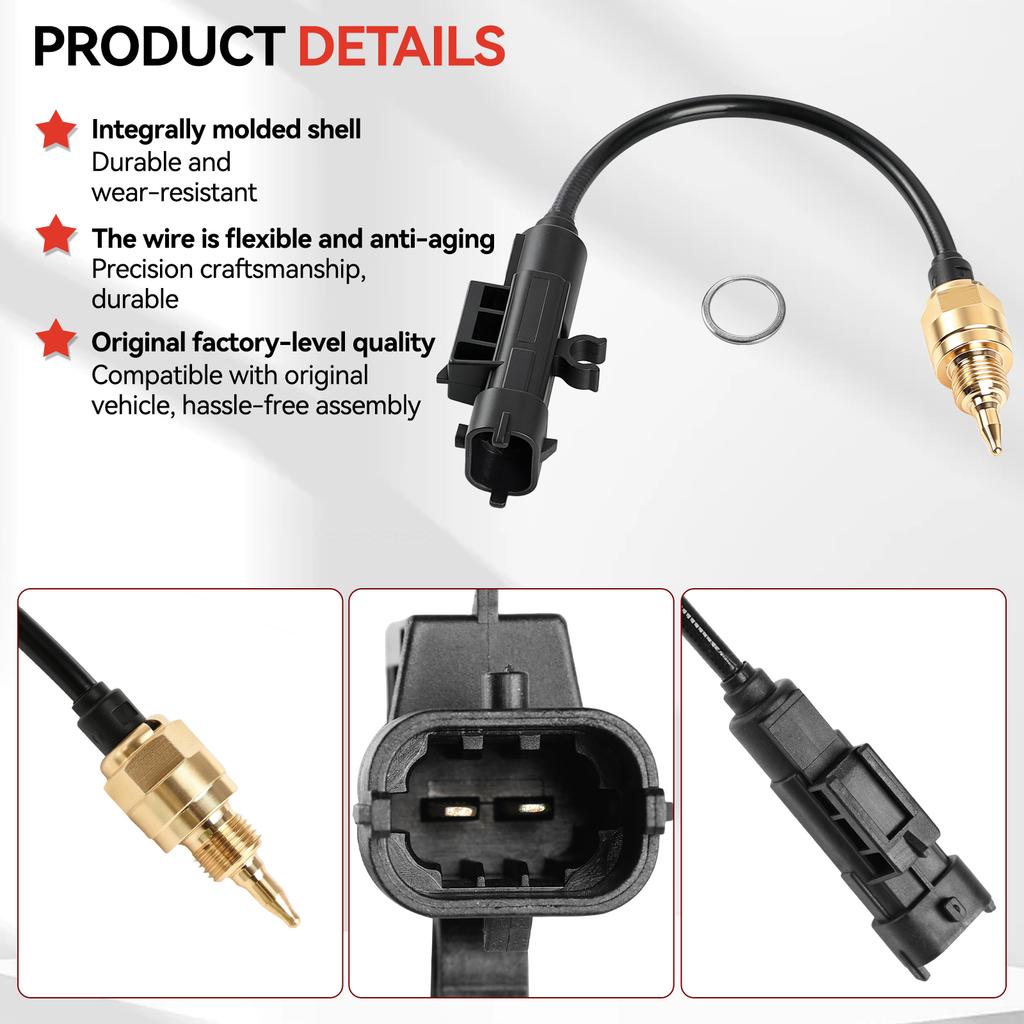 Hochwertiger Auto-Temperatursensor 68088241AA 68119586AA Für Dodge Dart Fiat 500 500X 500L Jeep Renegade 2.4L Motorteile