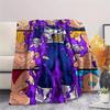 Vegeta Dragon Ball Pattern Flannel Blanket, High Quality Comfortable for All Seasons, Home Decor, Warmth and Comfort, Perfect for Gifts.