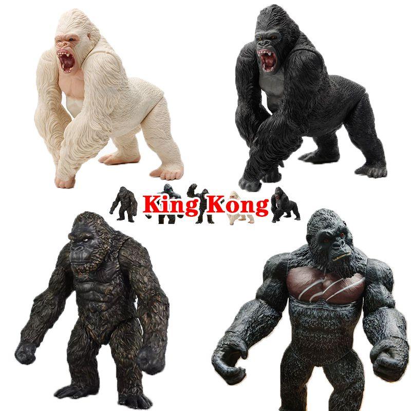 Original Bandai Shm King Kong Gorilla Model Toys Exquisite Action Figure For Childrens Gifts