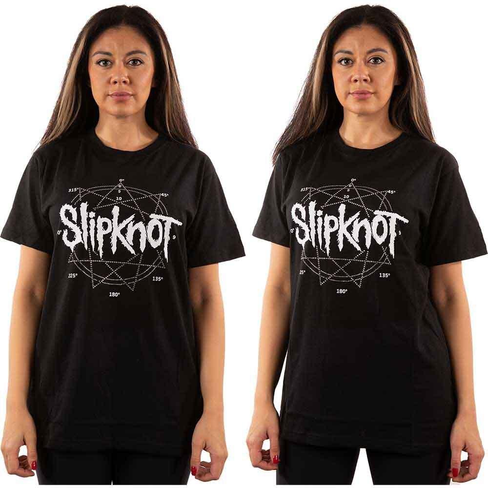 Slipknot Diamante Logo Star Short Sleeve Mens T-Shirt Black XX-Large S