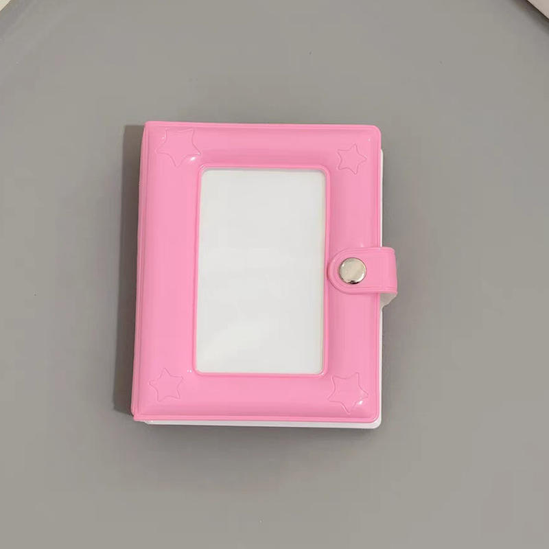 Photocard Holder Book, 3 Inch Mini Photo Card Binder kpop photocard binder for Star Chasing Photo Collection розовый