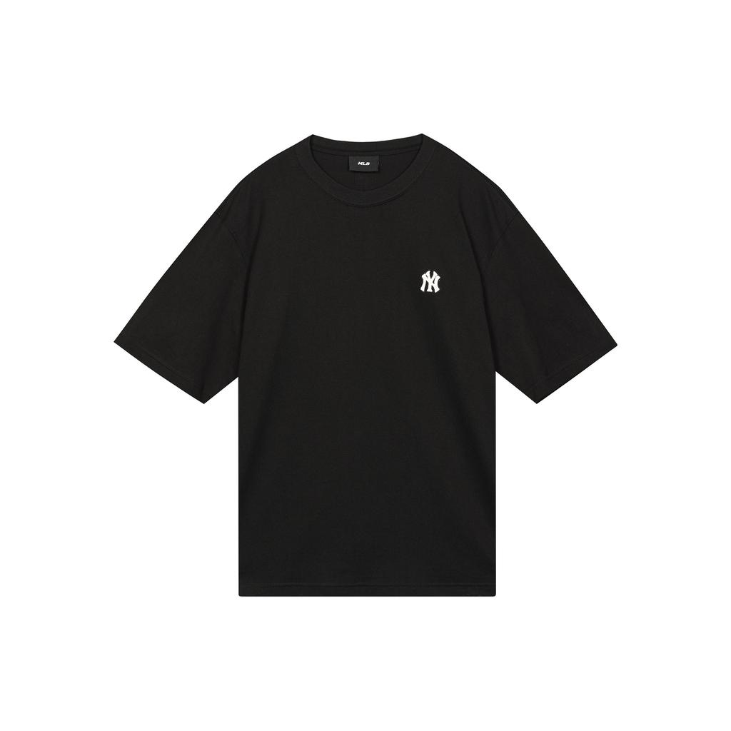 New MLB Set-in Sleeve T-Shirt Unisex Black 3ATSB0434-50BKS