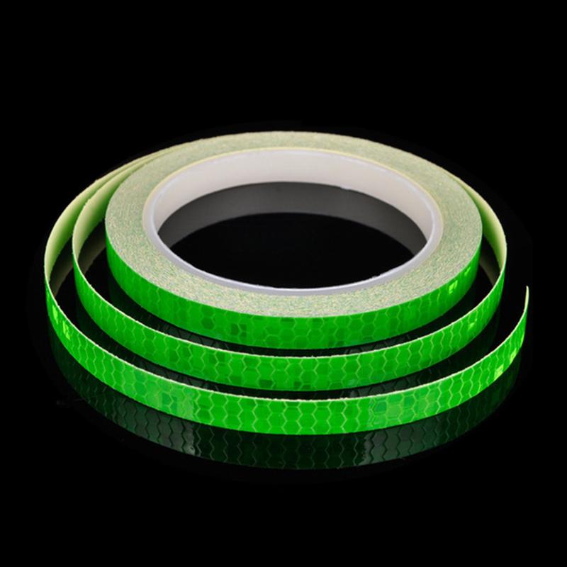 SOONHUA Bicycle Cycling Reflective Stickers Security with Wheel Decal Stripe Tape Bicycle Reflective Stickers Dead Fly Bike Body Stickers Bicycle Reflective Stickers 2 Rolls