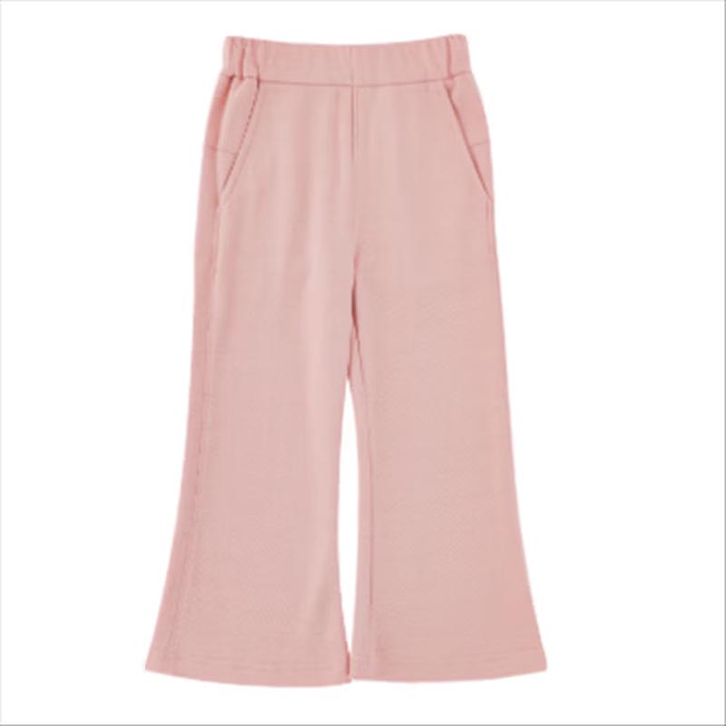 Youyou Girls' Slim-Fit Knit Flare Pants