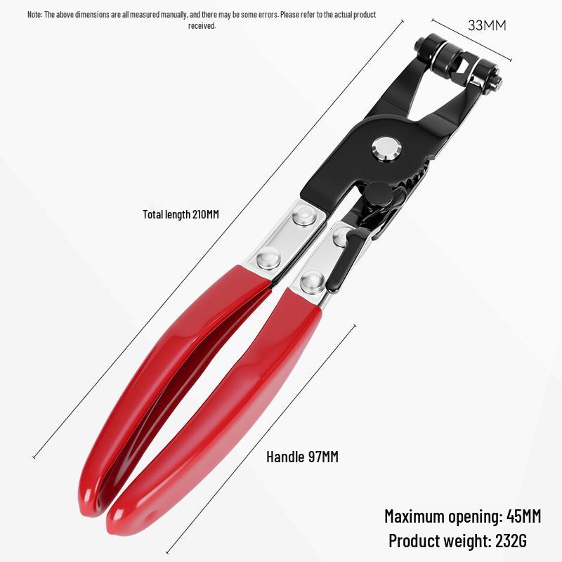 

Volkswagen Water Pipe Hose Clamp Pliers with Wire Buckle - Straight Throat Hose Clamp Tool