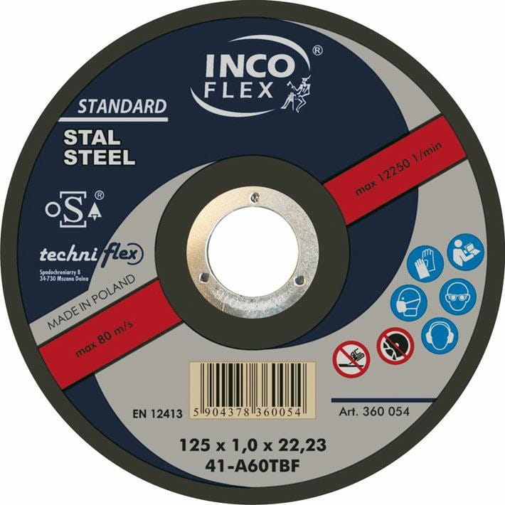 Incoflex Metal Grinding Disc 125*6.5