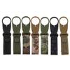 Webbing Buckle Keychain Water Bottle Holder Strap Carabiner Multi-function Hook Outdoor Camping Tool