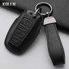 Leather Car Key Case Cover Shell For Great Wall Haval Jolion  H6 H7 H4 H9 F5 F7 F7X F7H H2S Gmw Dargo Protected Keychain Fob