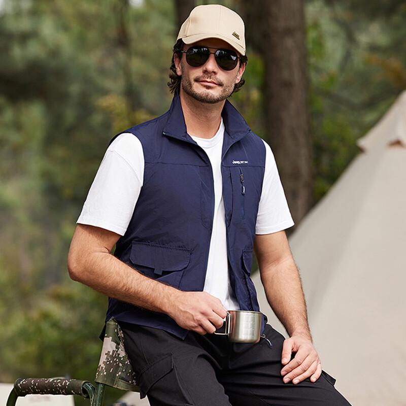 JEEP Multi-Pocket Sleeveless Utility Vest