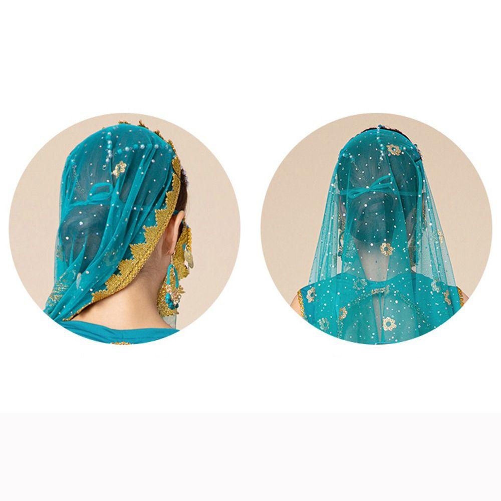 Indian Dance Headdress Performance Prop Belly Dance Headscarf Dance Performance Accessories
