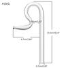 Glass Jet Outflow Pipe Transparent for Aquarium for Eheim and Other Filters No Suction Cup Needed