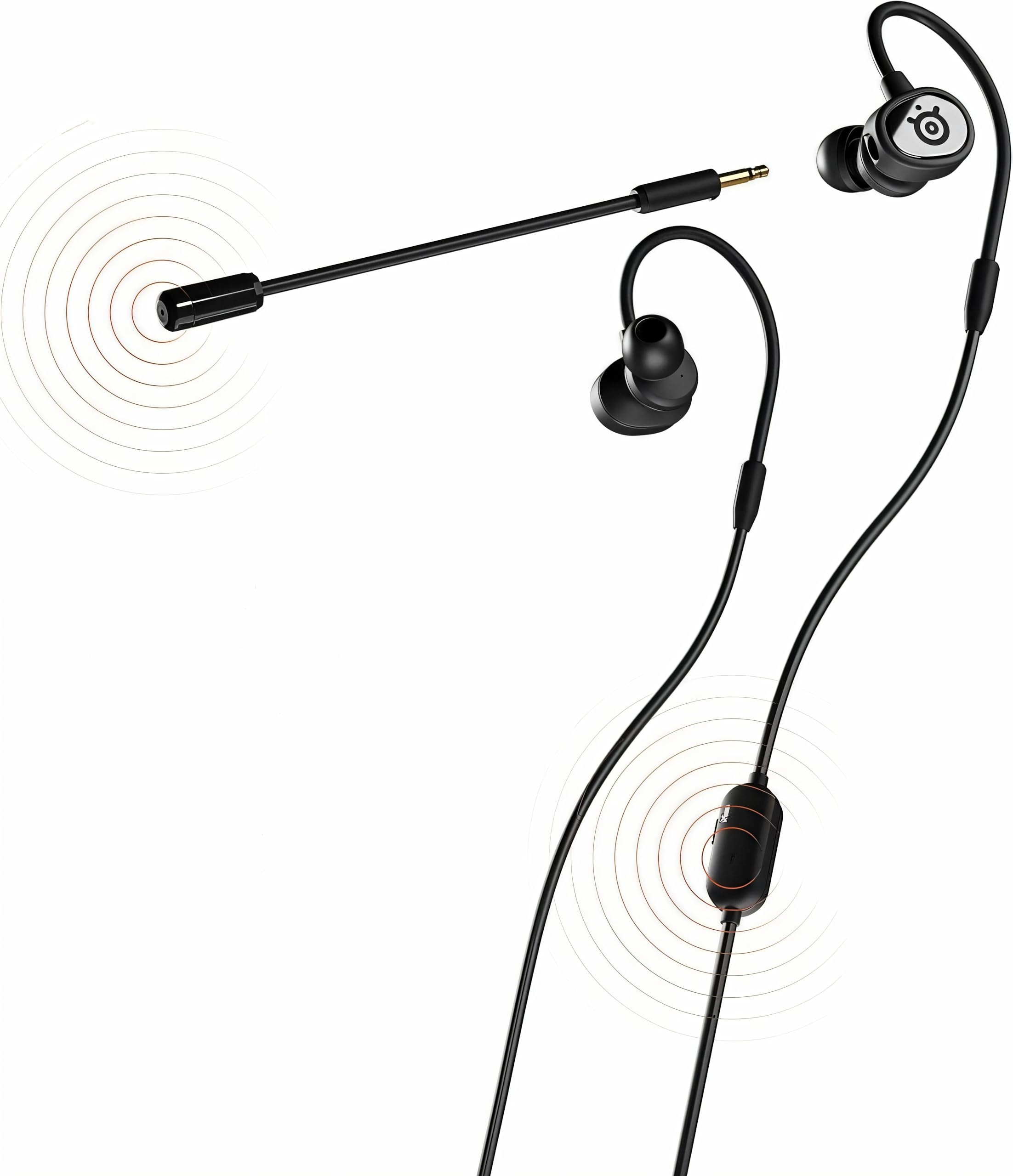 SteelSeries Tusq Gaming Detachable Dual Microphone